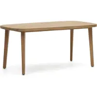 Natur24 Tisch Maset 170 x 90 x 77 cm Eukalyptus Tisch Esstisch Garten Terrasse Neu