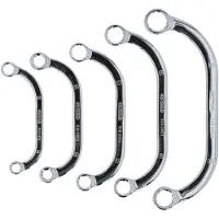 Ks Tools 518.0850, Chrom-Vanadium-Stahl, Silber, 10x12,11x13,14x17,16x18,19x22, 890 g, 5 Stück(e)