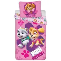 Molecule PAW Patrol Bettwäsche-Set Poly-Baumwolle 140x200 cm Bettbezug + 65x65 cm Kissenbezug
