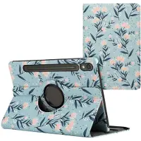 IMoshion 360° drehbare Design Klapphülle für das Samsung Galaxy Tab S9 11.0 Zoll - Flowers