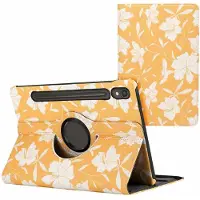 IMoshion 360° drehbare Design Klapphülle für das Samsung Galaxy Tab S9 11.0 Zoll - Yellow Flowers