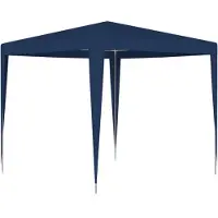 The Living Store Partyzelt 2,5x2,5 m Blau