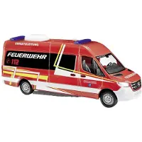 Busch 52625 H0 Mercedes Benz Sprinter lang Feuerwehr Kühlungsborn
