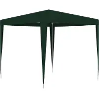 The Living Store Profi-Partyzelt 2,5×2,5 m Grün 90 g/m²