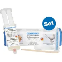 Weicon Epoxyd-Minutenkleber | universeller Epoxidharzklebstoff | 1 Set | transparent