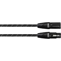 Ginza.se 00107694, XLR, Männlich, XLR, Weiblich, 0,5 m, Schwarz