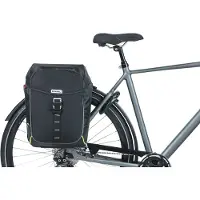 Basil Miles MIK, Hinten, Fahrradtasche, Polyester, Schwarz, 34 l, 10 kg