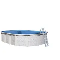 Interline Oval Stahlwandpool Diana 610 x 360 cm Komplettset
