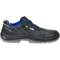 Sixton Sicherheits-Halbschuh BRESCIA S3 medium EN ISO 20345:2011 S3 SRC ESD schwarz Größe 48