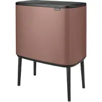 Brabantia Bo Touch Bin 11 + 23 Liter Satin Taupe Mülleimer