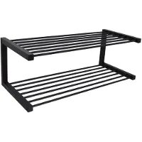 Loft42 Hall Wandschuhregal – Metall – Schwarz