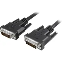 EFB Elektronik ICOC-DVI-811C DVI-D Dual-Link Anschlusskabel Stecker/Stecker, schwarz, 10 m ICOCDVI811C
