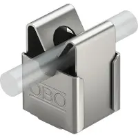 Obo Bettermann OBO 5207347 Leitungshalter für Rundleiter 8mm Edelstahl, rostfrei A2 1.4301 177 20 VA M8 - 20 Stück