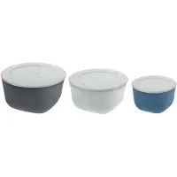 Koziol Schale Connect Box mit Deckel (3er Set)