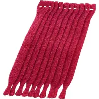 Hellermanntyton Kabel-Klettverschlüsse, rot, 10 Stück
