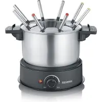 Severin FO2473 Fondue-Set für 8 Personen, 1,4 L