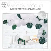 Globos Nordic Ballonbogen-Set Weiss