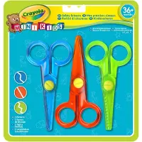 Crayola 81-8119, Kind, Figurenschnitt, Set, Mehrfarbig, Kunststoff, Gezackter Schnitt, Wellenschnitt
