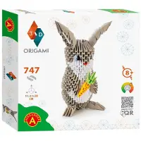 Alexander Toys ORIGAMI 3D – Bunny, Origami-Set für Kinder, 8 Jahr(e), Papier, Mehrfarbig, 747 Stück(e)