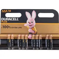Procter & Gamble DURACELL Batterie DURACELL Plus 163584 Micro AAA 10 Stück Packung mit 12 Stück