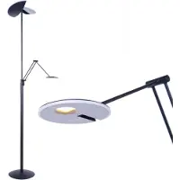 Highlight Design-Leseleuchte Sapporo schwarz Ø 29cm