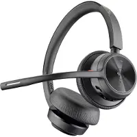 Poly Voyager 4320 USB-A Headset +BT700 Dongle, für Microsoft Teams , Verkabelt & Kabellos, Büro/Callcenter, 20 - 20000 Hz, 162 g, Kopfhörer, Schwarz