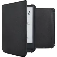 IMoshion Slim Soft Case Klapphülle für das Pocketbook Touch Lux 5 / HD 3 / Basic Lux 4 / Vivlio Lux 5 - Schwarz