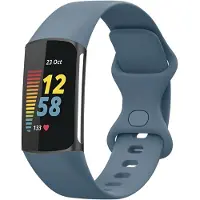 IMoshion Silikonband für das Fitbit Charge 5 / 6 - S - Official Blue
