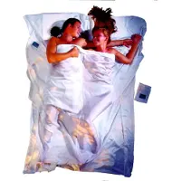 Cocoon Silk Travel Doublesize Bettlaken Weiß 220 x 176 cm Weiß 220 x 176 cm