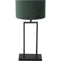 Steinhauer Tischleuchte 55cm Stang mit grüner Kapuze
