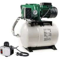 DAB Aquajet 102/20 M mit Trockenlaufschutzsystem - Hauswasserwerk - 3600 L/Std. - 1130W - Förderhöhe 54m - Automatische Ein- / Ausschaltung - Bewässerung