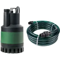 DAB Nova Up 180 M-NA mit Ablaufschlauch 7 Meter - Flachsauger-Tauchpumpe - 7.500 L/Std. - 280W - Förderhöhe 5 m - Korngröße 10 mm - Tauchpumpe
