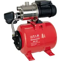 T.I.P. Hauswasserwerk HWW 3600 I, Fördermenge max. 3.600 l/h, Leistung: 650W, Förderhöhe: 40 m, Druckkessel: 18 l