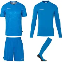 Uhlsport Torwart-Sets Prediction Unisex 1005292_01 fluo blau M