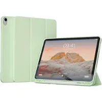 Accezz Smarte Klapphülle aus Silikon für das Apple iPad Air 11 Zoll (2026) M4 / (2025) M3 / (2024) M2 / Air 5 (2022) / Air 4 (2020) - Hellgrün
