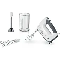 Bosch MFQ37470 Mixer Handmixer 750 W Schwarz Weiß