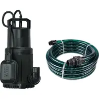 DAB Nova Salt M-A mit Ablaufschlauch 7 Meter - Tauchpumpe - 8.000 L/Std. - 280W - Förderhöhe 6 m - Korngröße 5 mm - Schwimmer - Für Salzwasser geeignet