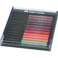Faber-Castell Pitt Artist Pen India Ink B 12x earth