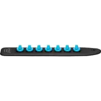 Hazet SmartRail 1/4" 850SR-7, leer (schwarz, 7 Aufnahmen für 1/4" Stecknüsse)