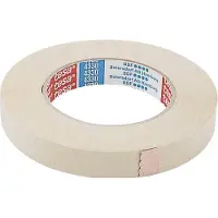 TESA Maler Krepp 4330 Papierabdeckband, 19 mm x 50 m nassfestes und hitzenbeständiges Papierabdeckband m