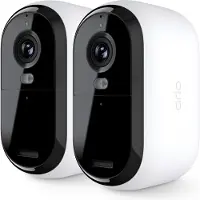Arlo Essential2 2K Outdoor Camera 2-Pack W/2-Solar Panel Bndl
