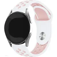 Beline pasek Watch 20mm Sport Silicone biało-różowy white/pink box