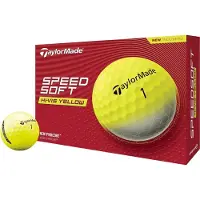 TaylorMade Speed Soft Golf Balls Yellow