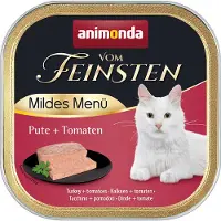 Animonda Vom Feinsten Mildes Menu Truthahn und Tomaten für adulte Katzen 12x100g