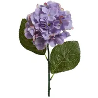 Décoris Kunstblumen Hortensie 66cm Künstliche Seidenblumen Dekoblumen Blumendeko Lila