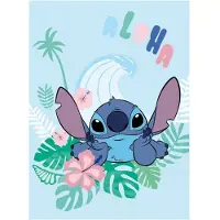 Disney - Couverture Flanelle 110x150cm - Aloha Stitch