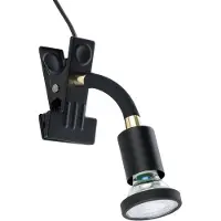 Eglo Klemmpunkt Parrini Schalter – schwarz/Messing – 1x GU10