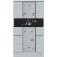 ABB Raumtemperaturregler Unterputz SBC-F-10.0.1-83 free@home Aluminium-Silber