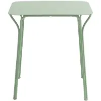 Kartell - Hiray Gartentisch, 70 x 70 cm, salbeigrün