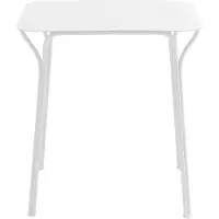 Kartell - Hiray Gartentisch, 70 x 70 cm, weiß